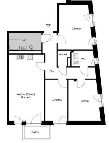 4 Zimmer Wohnung mit 100 m² in Hamburg – Bild 5