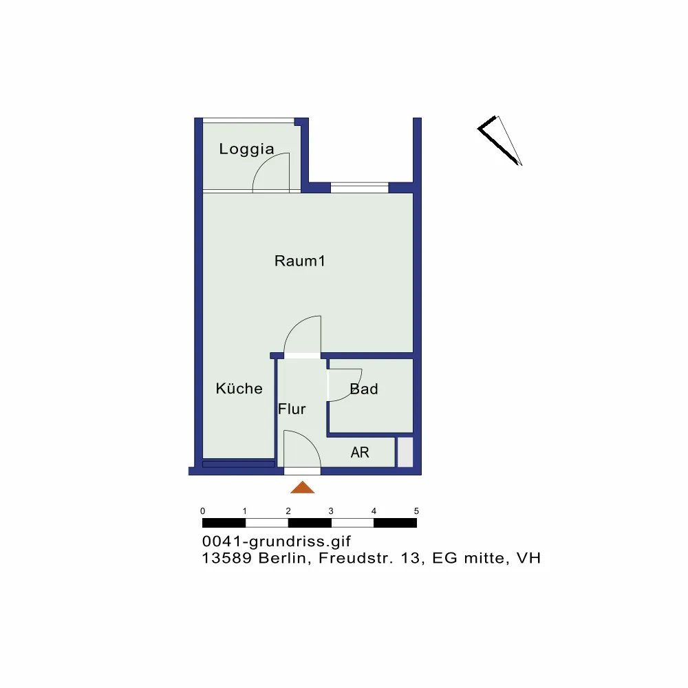 1 Zimmer Wohnung mit 32 m² in Berlin – Bild 8