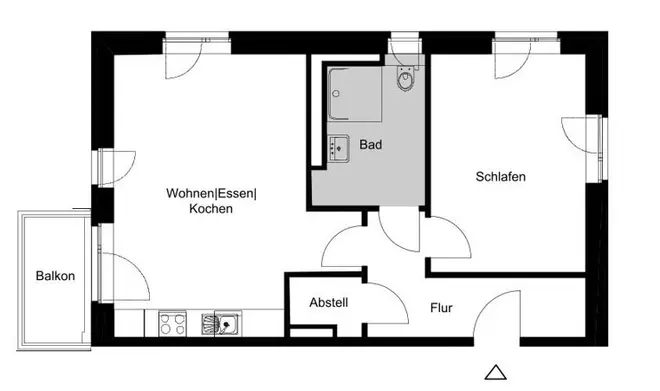2 Zimmer Wohnung mit 60 m² in Hamburg – Bild 5