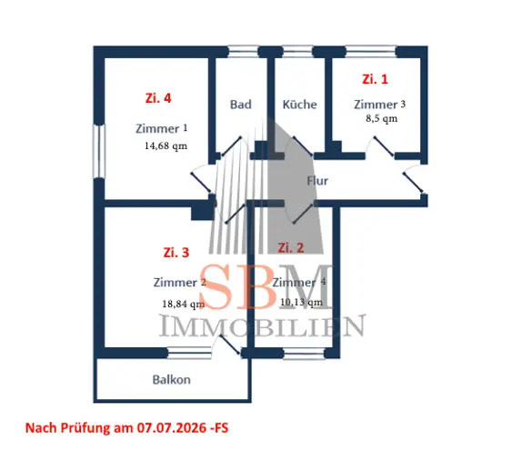 WG-Zimmer mit 9 m² in München – Bild 8