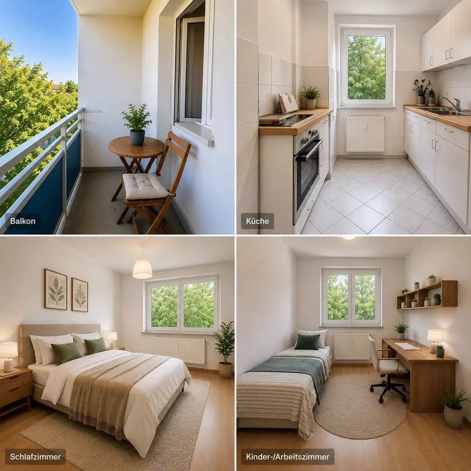 3 Zimmer Wohnung mit 60 m² in Magdeburg – Bild 1