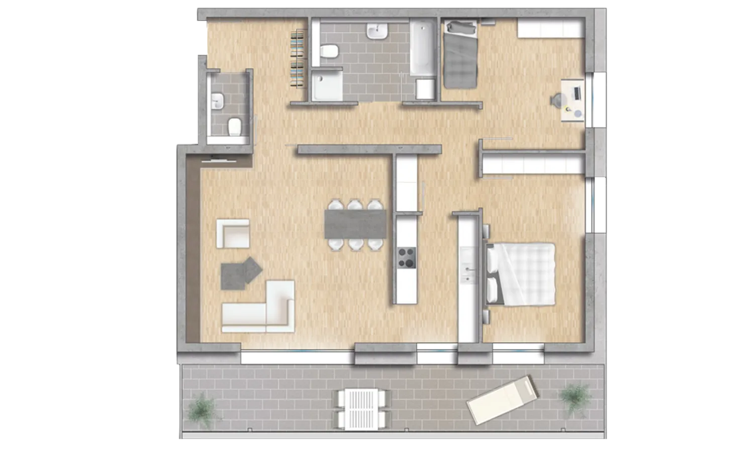 3 Zimmer Wohnung mit 117 m² in Mannheim – Bild 2