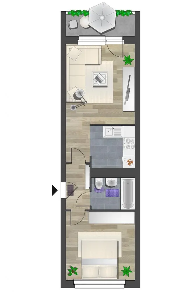 2 Zimmer Wohnung mit 41 m² in Chemnitz – Bild 5