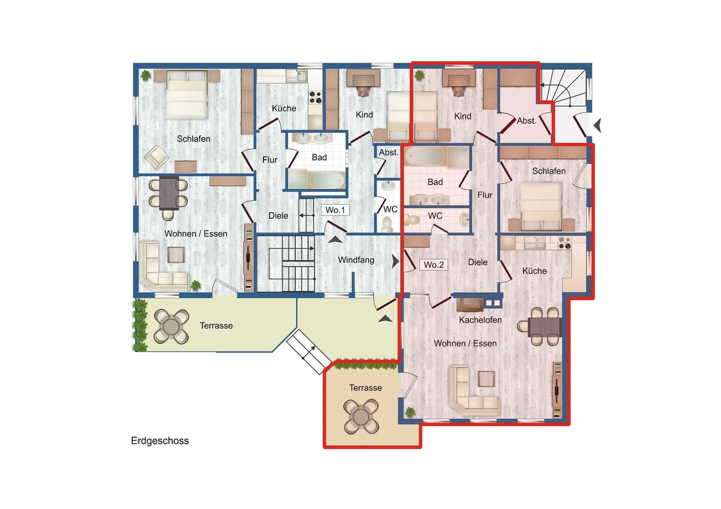 4 Zimmer Wohnung mit 74 m² in Calw – Bild 3