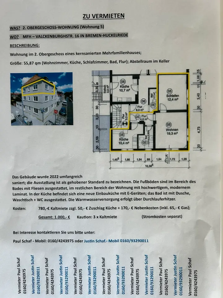 5 Zimmer Wohnung mit 120 m² in Bremen – Bild 9