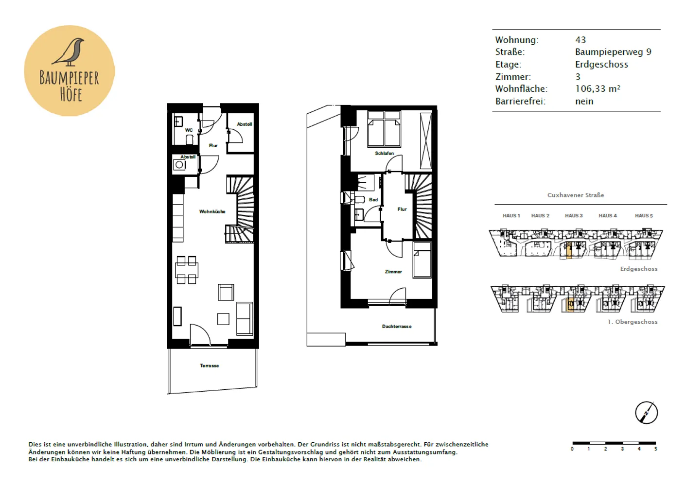 3 Zimmer Wohnung mit 105 m² in Hamburg – Bild 10