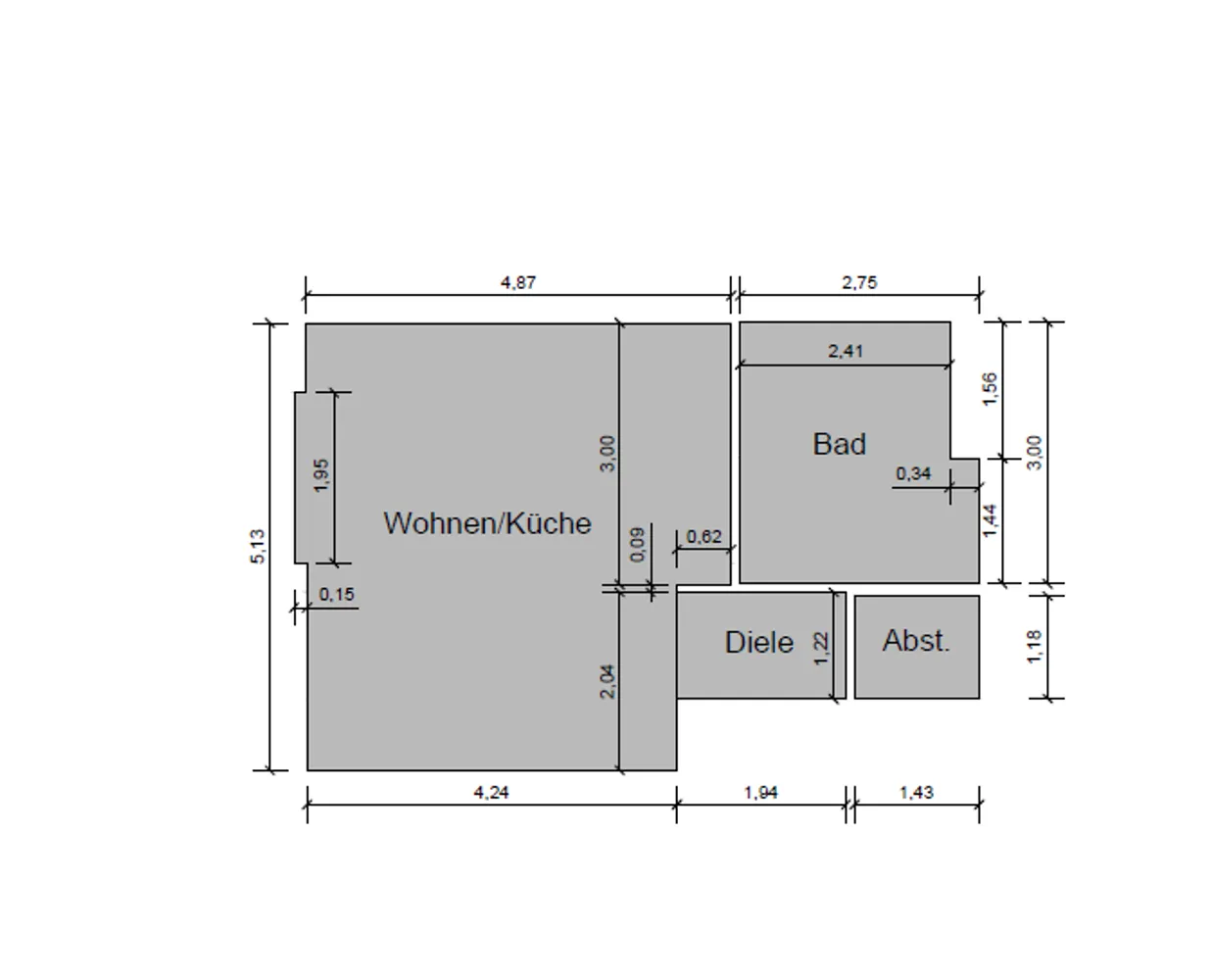 1 room apartment with 36 m² in Berlin – Photo 4
