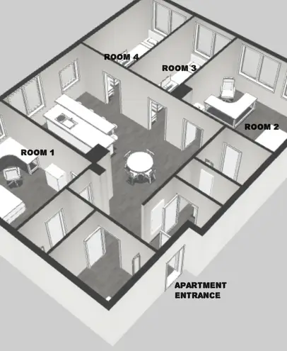 5 Zimmer Wohnung mit 140 m² in Düsseldorf – Bild 2