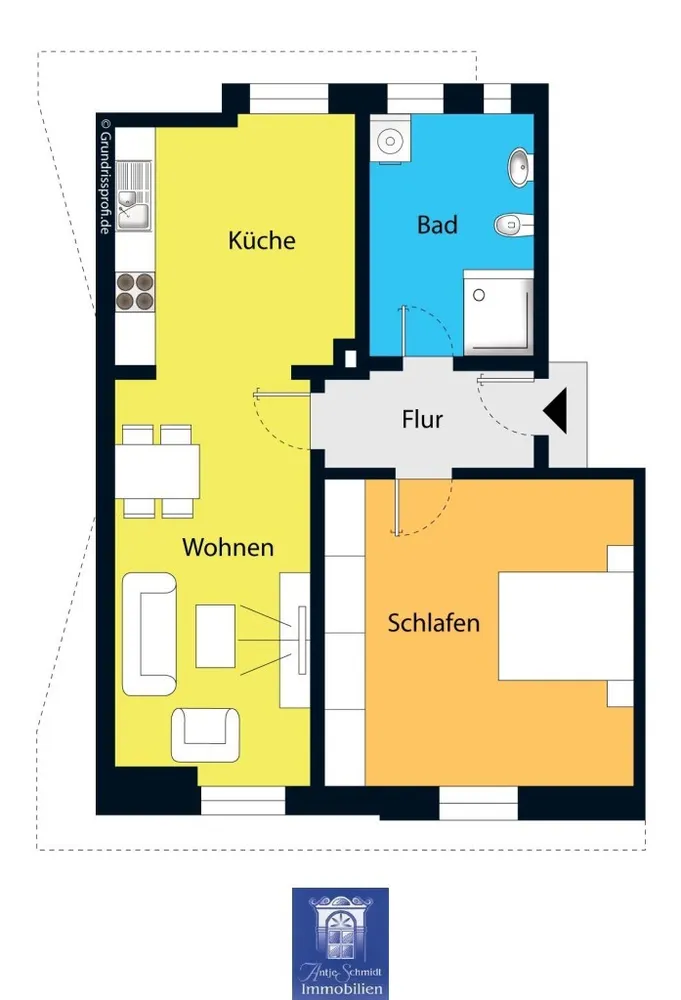 2 Zimmer Wohnung mit 56 m² in Coswig – Bild 10