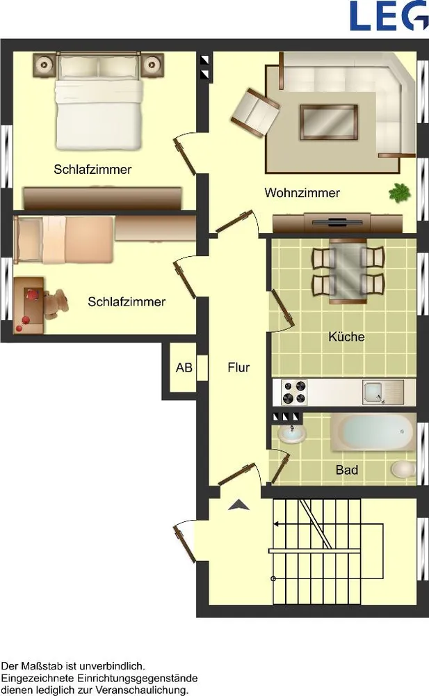 3 Zimmer Wohnung mit 69 m² in Solingen – Bild 2