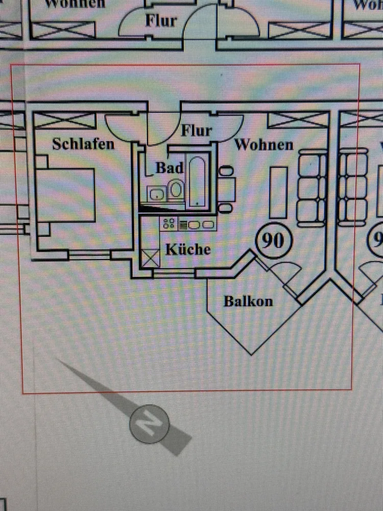 2 Zimmer Wohnung mit 43 m² in Dresden – Bild 2