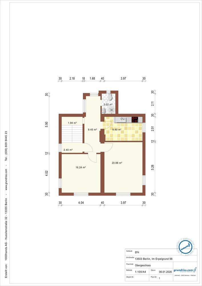 3 room apartment with 94 m² in Berlin – Photo 4