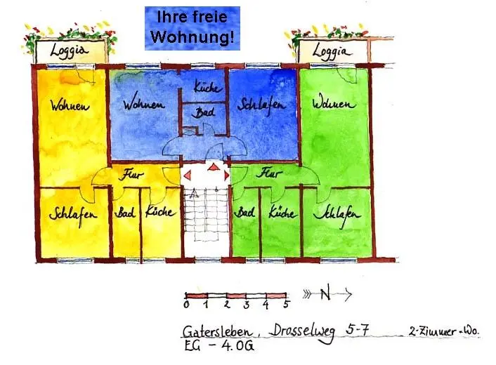 2 Zimmer Wohnung mit 42 m² in Quedlinburg – Bild 4