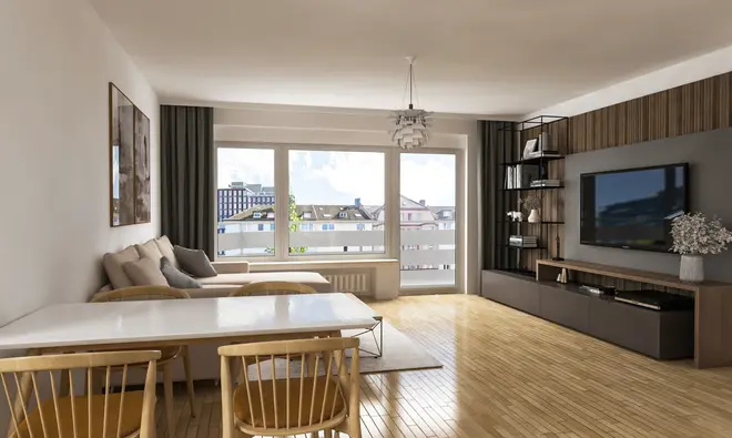 3 Zimmer Wohnung mit 74 m² in Düsseldorf – Bild 1