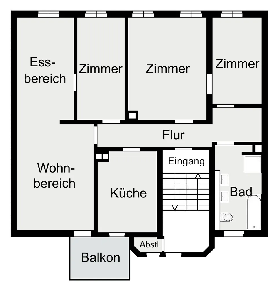 4 Zimmer Wohnung mit 113 m² in Karlsruhe – Bild 5