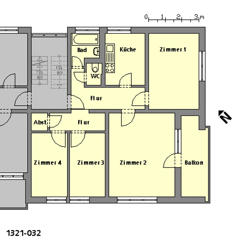 4 Zimmer Wohnung mit 84 m² in Stuttgart – Bild 1