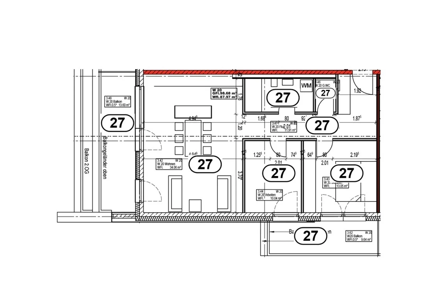 3 Zimmer Wohnung mit 90 m² in Hürth – Bild 12