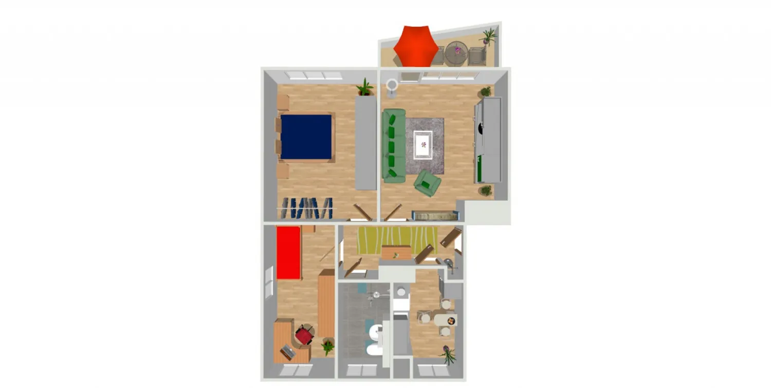 3 Zimmer Wohnung mit 59 m² in Chemnitz – Bild 2