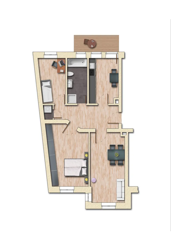 3 Zimmer Wohnung mit 83 m² in Leipzig – Bild 5
