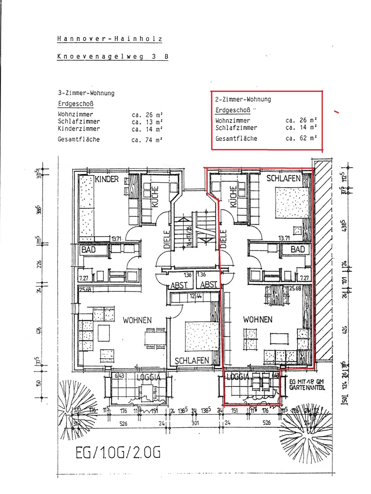 2 room apartment with 62 m² in Hanover – Photo 4