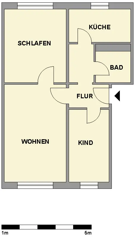 3 room apartment with 57 m² in Chemnitz – Photo 5