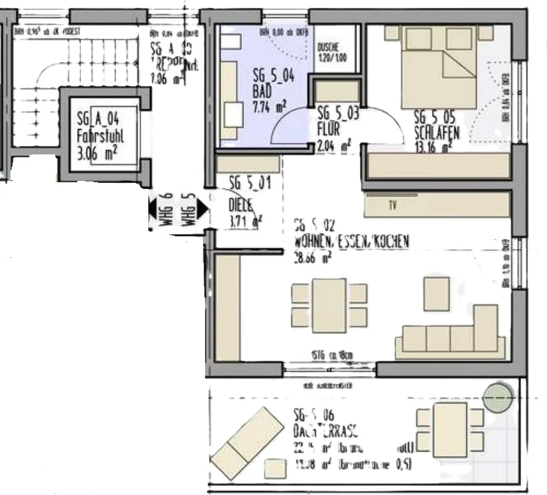 2 Zimmer Wohnung mit 66 m² in Limburg an der Lahn – Bild 1
