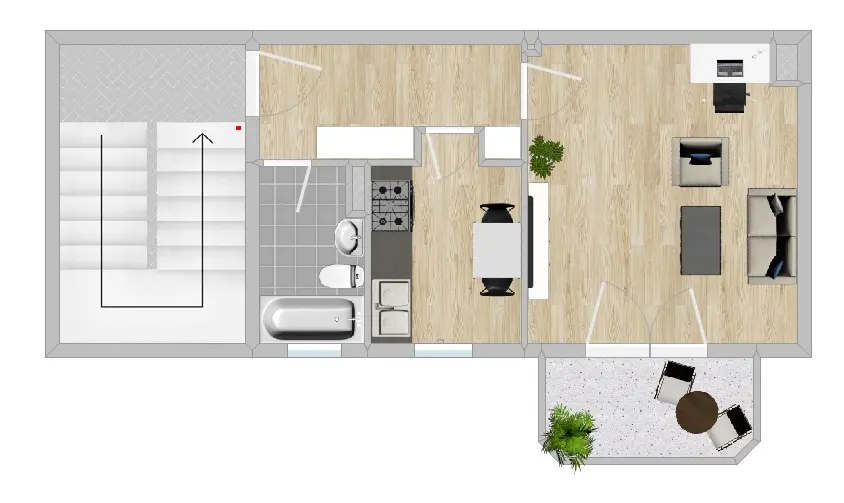 Studio mit 36 m² in Riesa – Bild 6