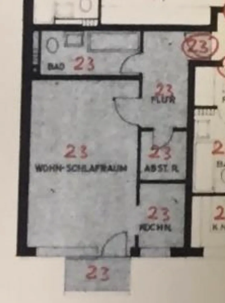 1 Zimmer Wohnung mit 35 m² in München – Bild 4
