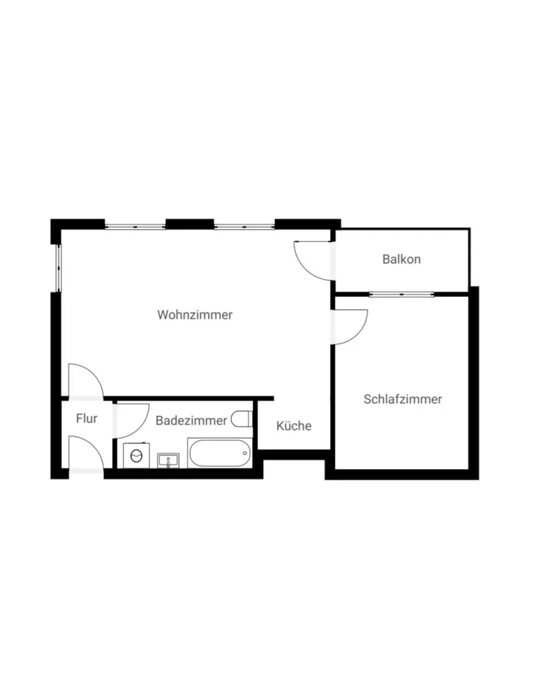 2 room apartment with 58 m² in Erfurt – Photo 3