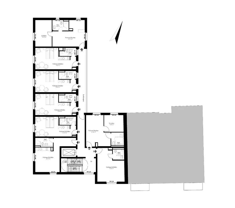 Studio mit 32 m² in Braunschweig – Bild 9