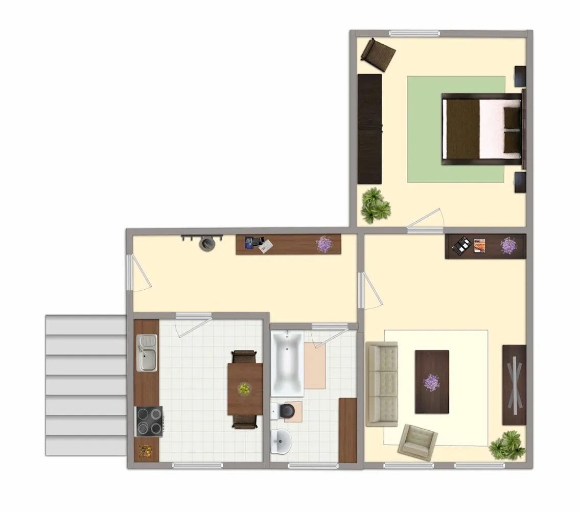 2 Zimmer Wohnung mit 50 m² in Hoyerswerda – Bild 2