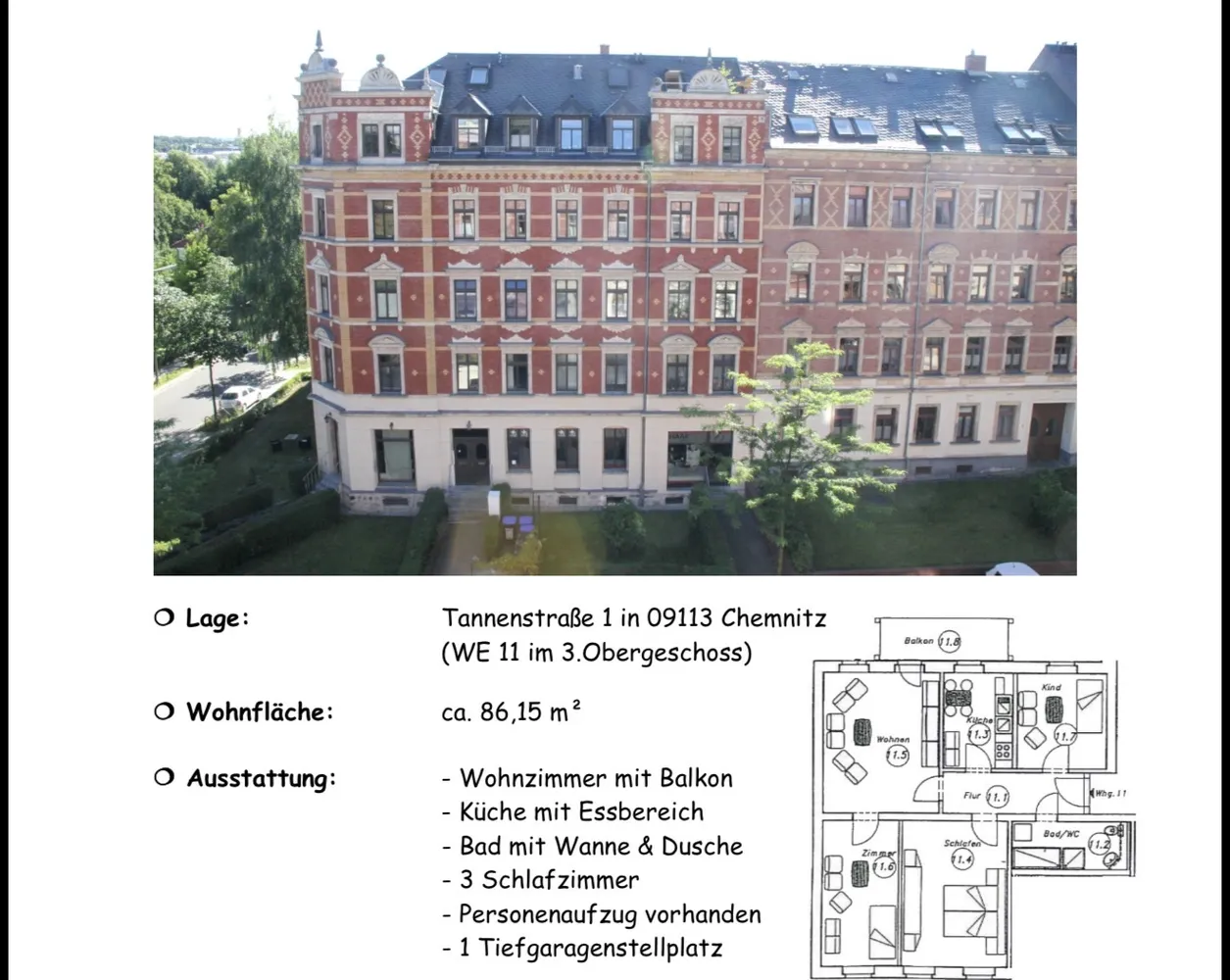 4 Zimmer Wohnung mit 86 m² in Chemnitz – Bild 10