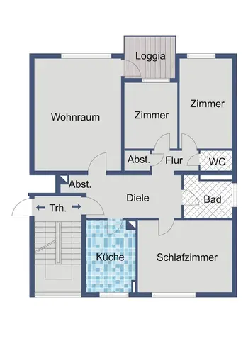 4 Zimmer Wohnung mit 85 m² in Darmstadt – Bild 4