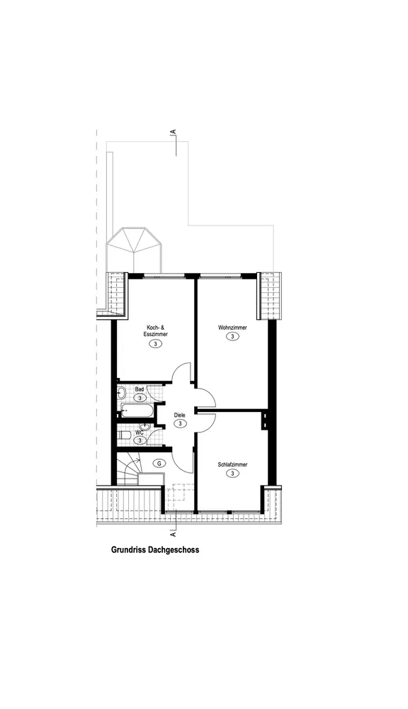 3 Zimmer Wohnung mit 61 m² in Duisburg – Bild 8