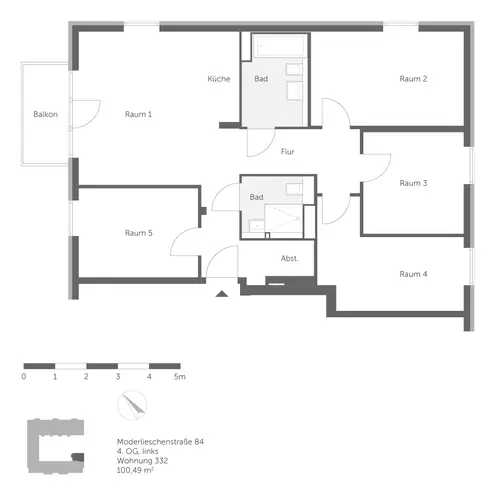 5 Zimmer Wohnung mit 100 m² in Berlin – Bild 11