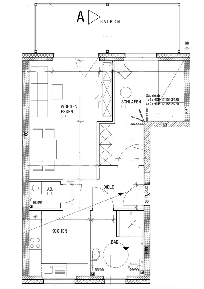 2 Zimmer Wohnung mit 63 m² in Herne – Bild 4