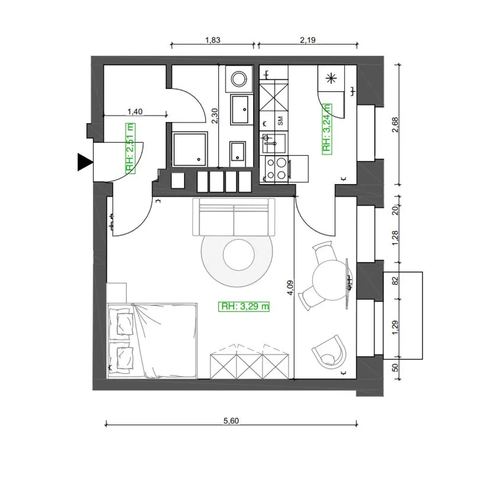 1 Zimmer Wohnung mit 36 m² in Berlin – Bild 6