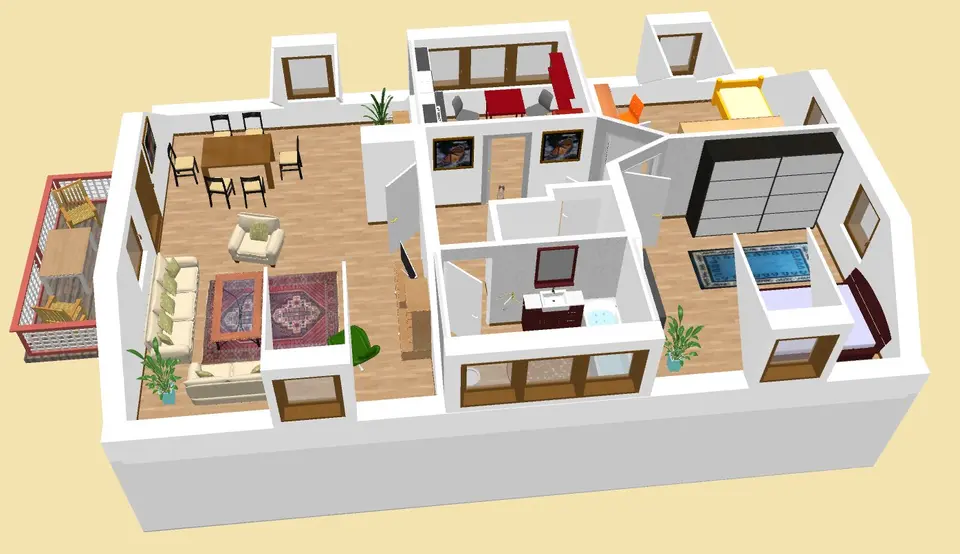 3 Zimmer Wohnung mit 90 m² in Bitterfeld-Wolfen – Bild 4