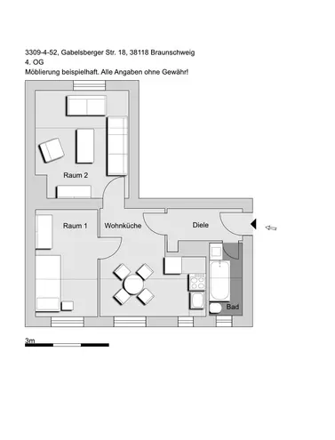 2 room apartment with 41 m² in Brunswick – Photo 9