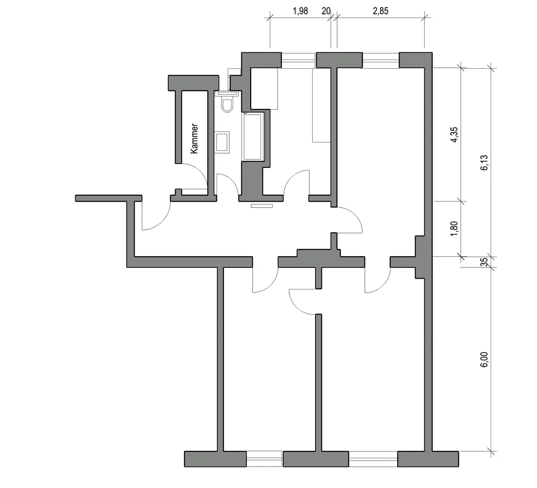 3 room apartment with 80 m² in Munich – Photo 10