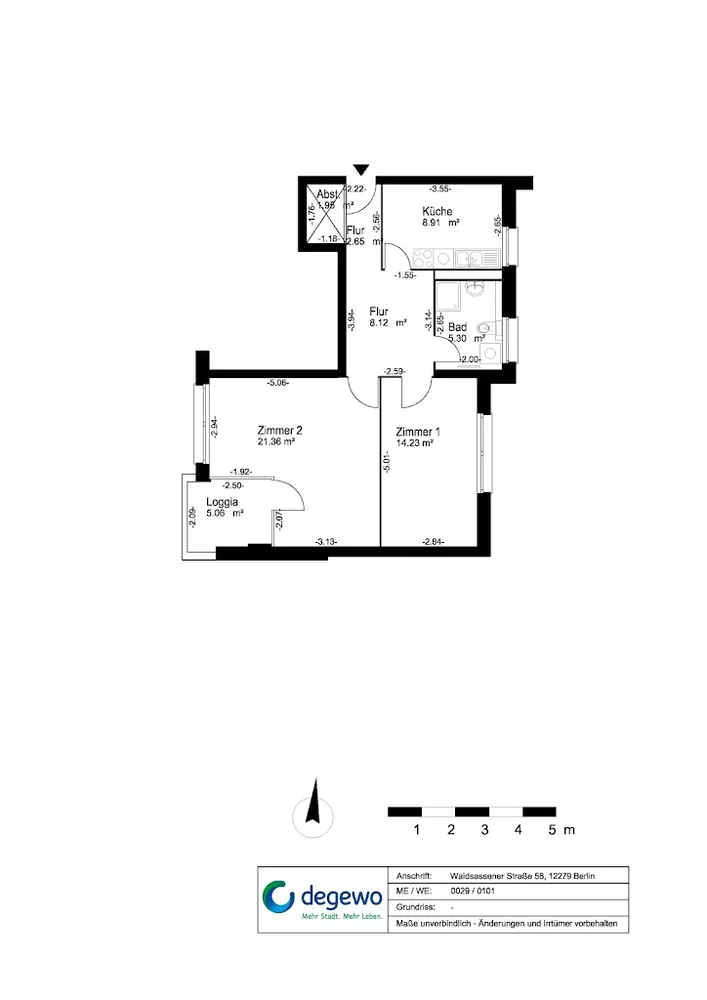 2 Zimmer Wohnung mit 64 m² in Berlin – Bild 5