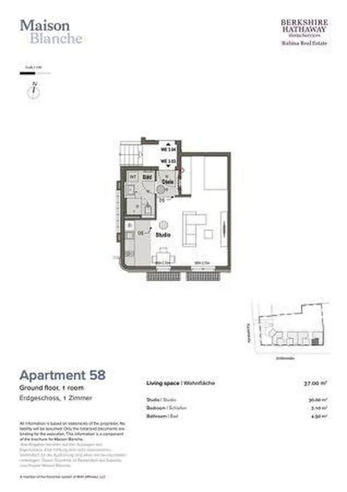 1 Zimmer Wohnung mit 37 m² in Berlin – Bild 6