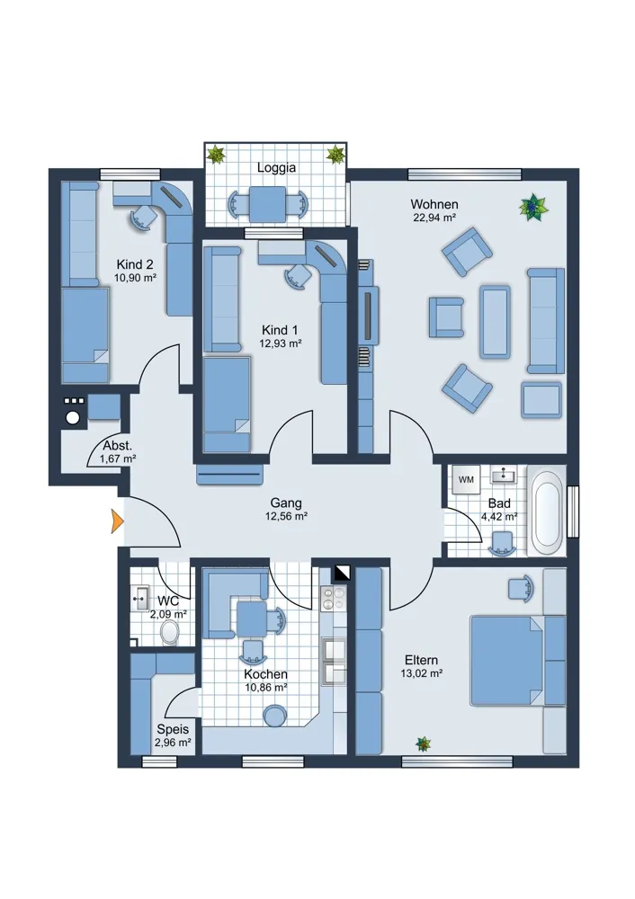 4 Zimmer Wohnung mit 96 m² in Passau – Bild 10