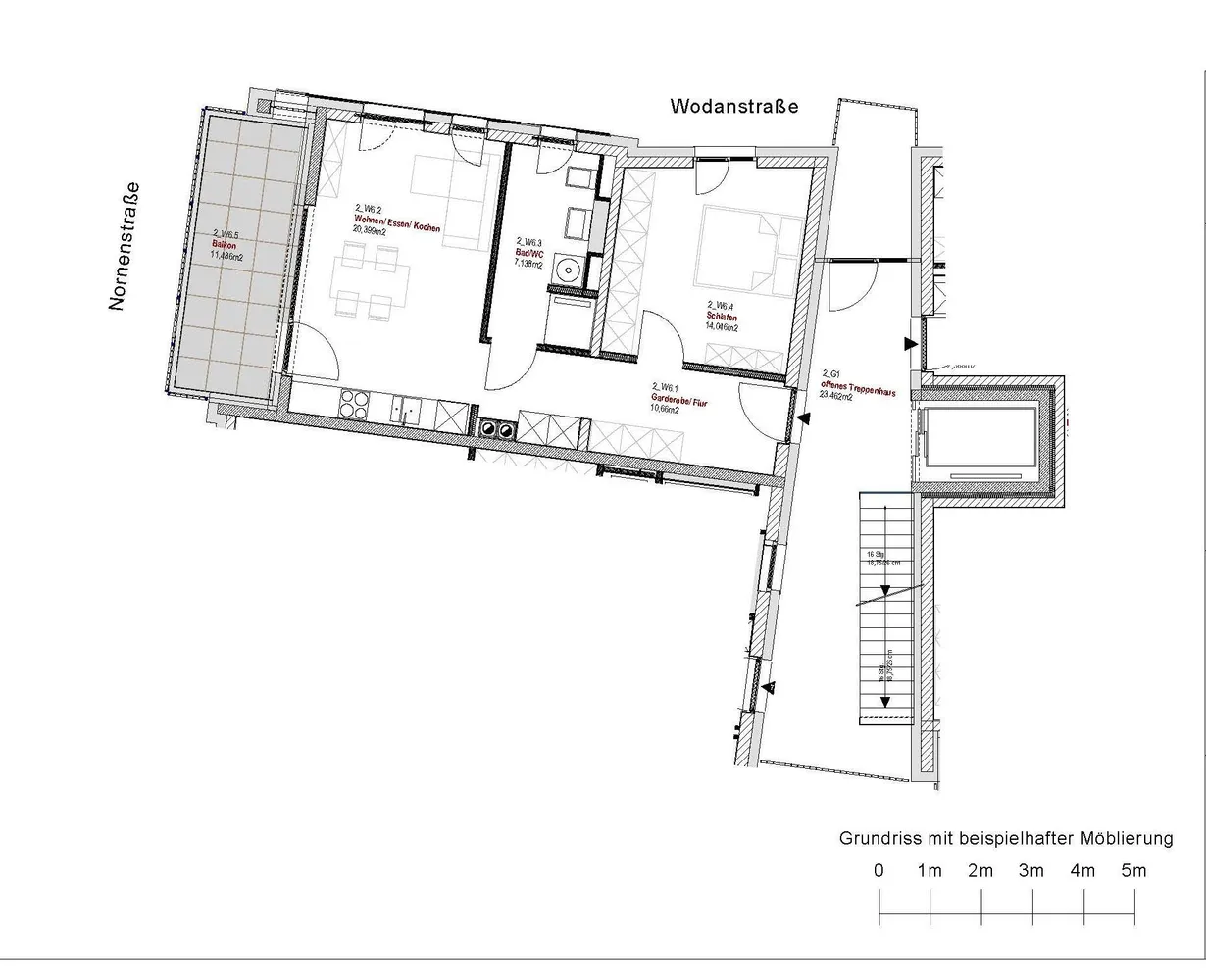 3 Zimmer Wohnung mit 72 m² in Nürnberg – Bild 2