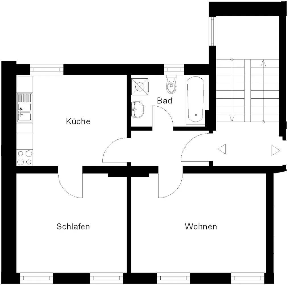 2 Zimmer Wohnung mit 54 m² in Neuwied – Bild 2