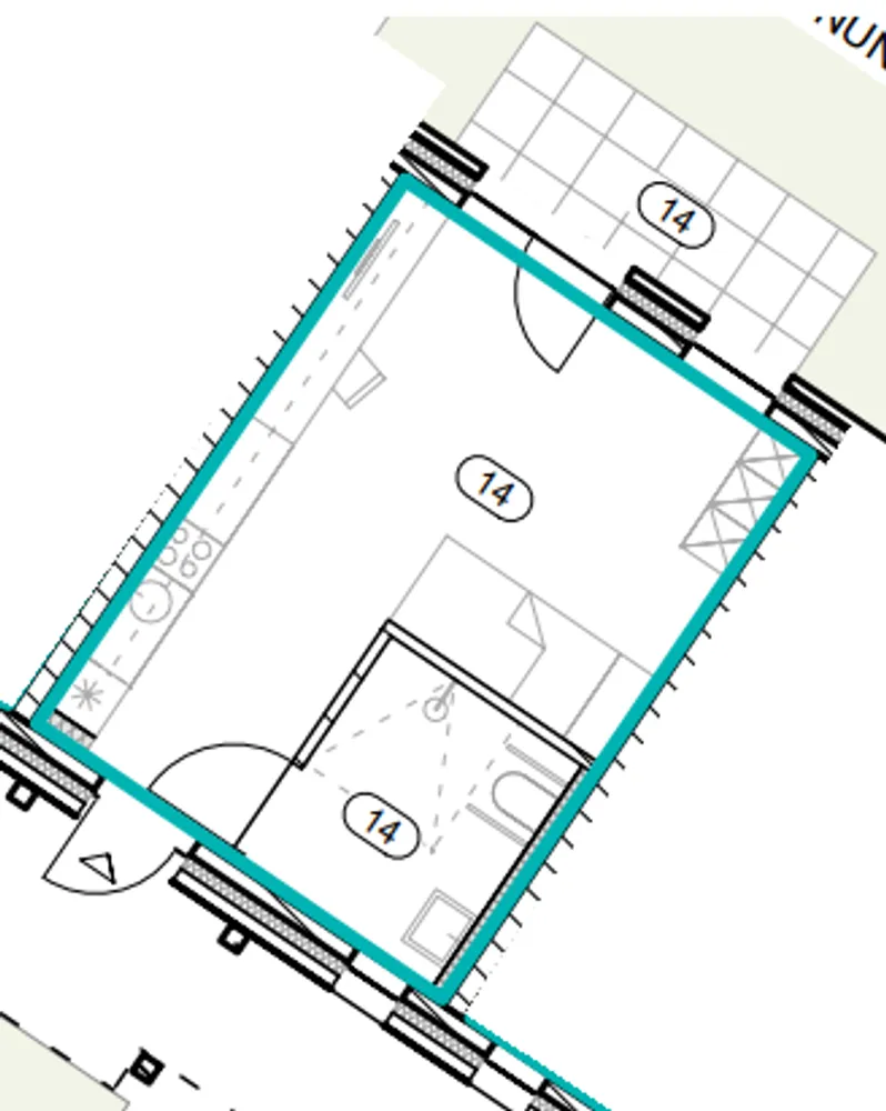 1 Zimmer Wohnung mit 33 m² in Oldenburg – Bild 7