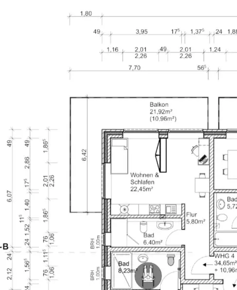 2 Zimmer Wohnung mit 45 m² in Lengerich – Bild 7