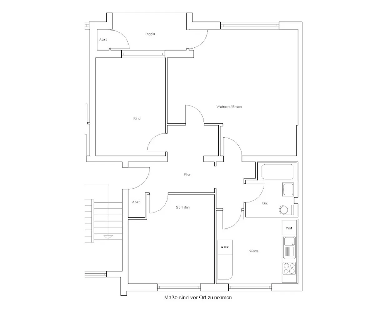 3 room apartment with 72 m² in Brunswick – Photo 2