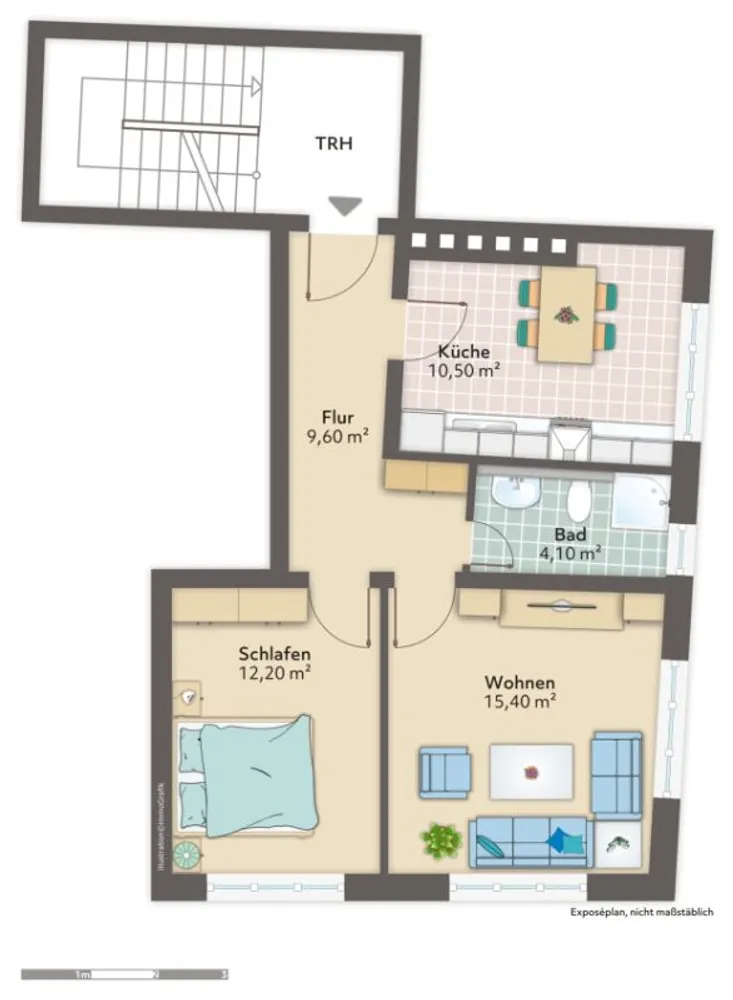 2 Zimmer Wohnung mit 52 m² in Bremerhaven – Bild 7