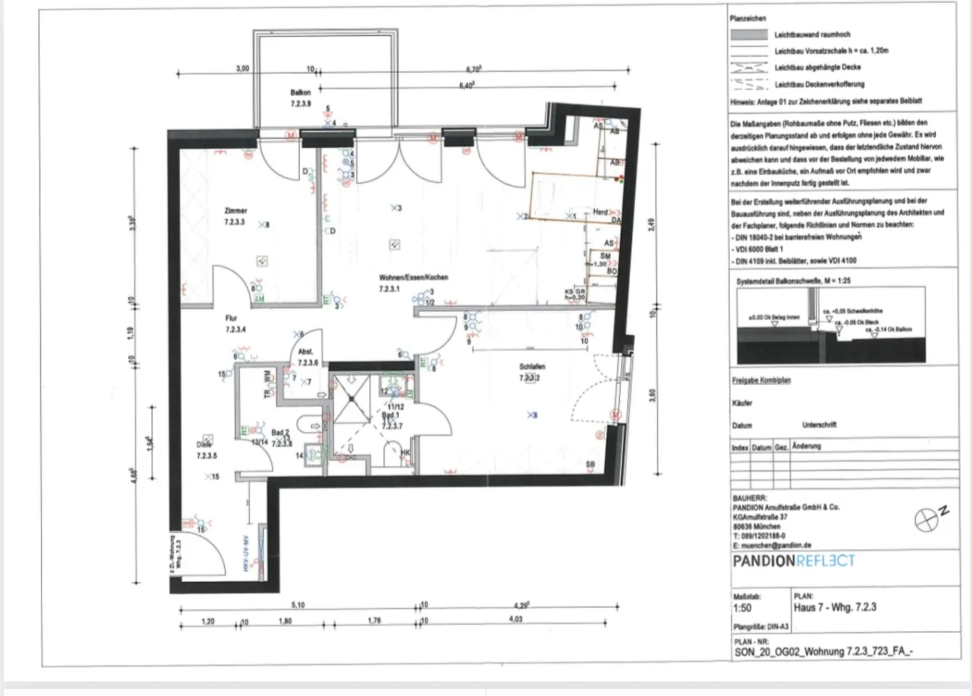 3 room apartment with 73 m² in Munich – Photo 11